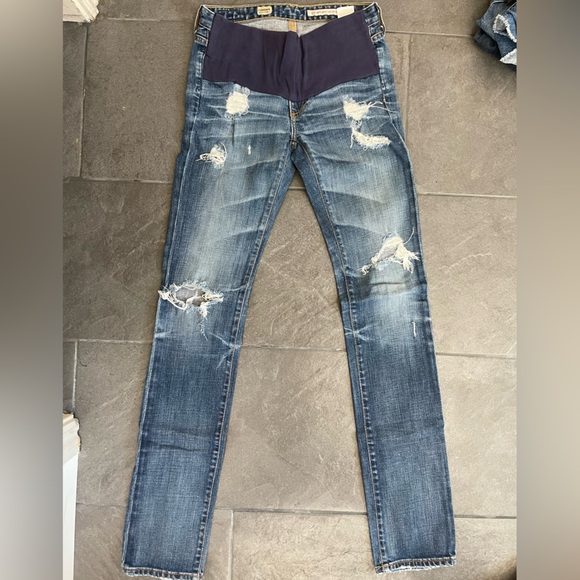 EUC ADRIANO GOLDSCMIED maternity jeans size 26 - Picture 3 of 6